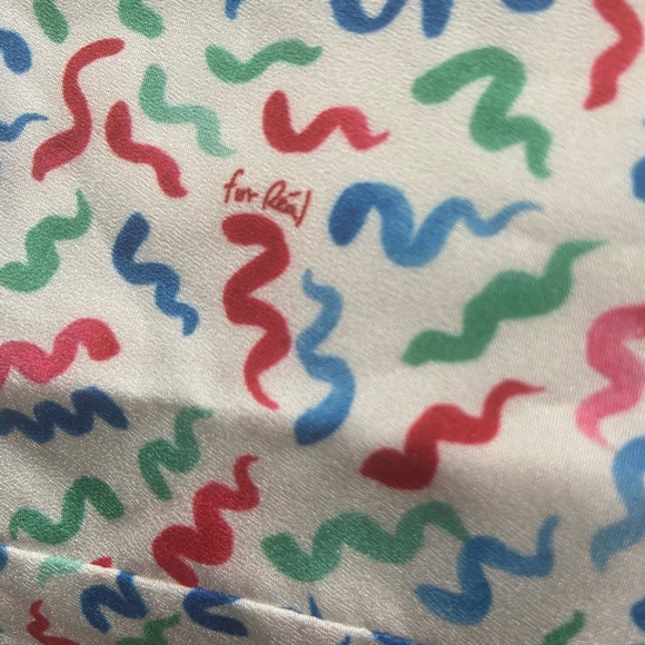 Réalisation the Ana top DUPE in white squiggle - Picture 4 of 4